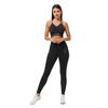 Legginsy damskie bezszwowe czarne Carpatree Allure - CP-ASL-SB