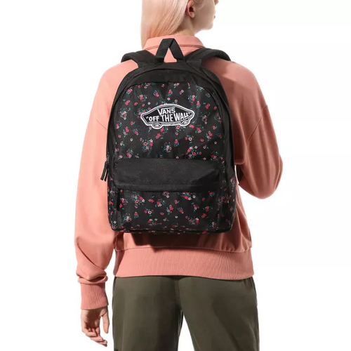 Plecak szkolny Vans Realm Beauty Floral Black Custom Cherry - VN0A3UI6ZX3