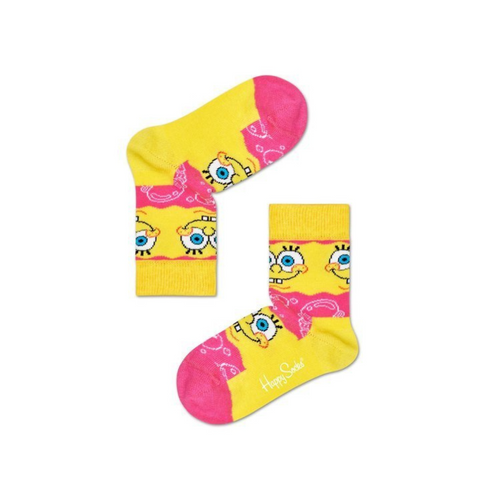Skarpetki dziecięce Happy Socks x SpongeBob Giftbox 4-pack - XKBOB09-0100