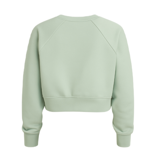 Bluza damska Nike Dri-Fit Fleece Get Fit Lux Crew Sweatshirt Zielona - CD4308-321