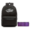 Plecak VANS Realm Backpack szkolny - VN0A3UI6BLK + Piórnik