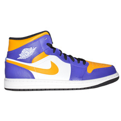 Buty Air Jordan 1 MID Sneakersy Los Angeles Lakers LA - DQ8426-517