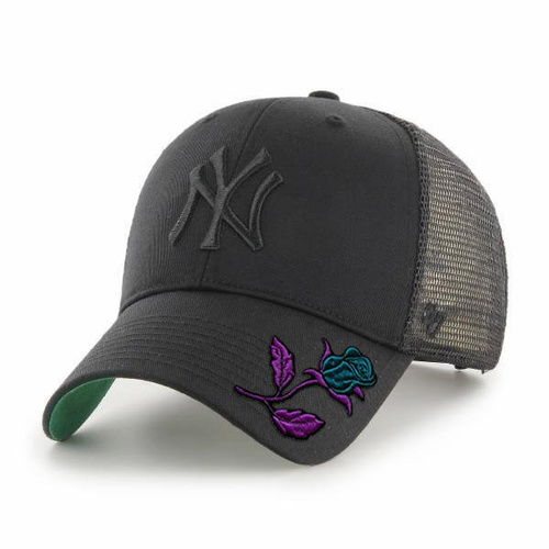 Czapka z daszkiem 47 Brand MLB NY Yankees Branson Trucker Custom Rose - B-BRANS17CTP-BKB