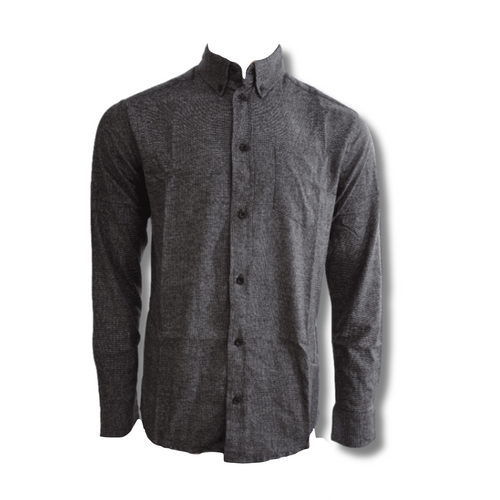 Koszula elegancka męska SUIT Ray Shirt Navy Blazer szara - S131304-3096