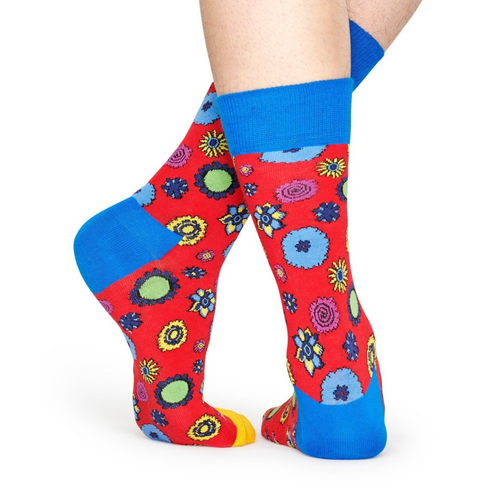 Skarpetki Happy Socks x The Beatles Flower Power  - BEA01-4300