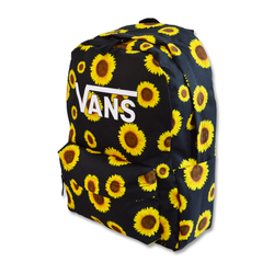 Plecak szkolny młodzieżowy Vans Girls Realm w kwiaty - VN0A4ULTMAZ1
