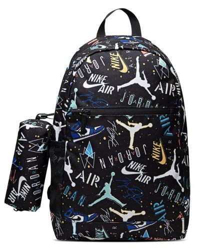 Plecak szkolny sportowy Air Jordan plus piórnik czarny - 9B0503-F69