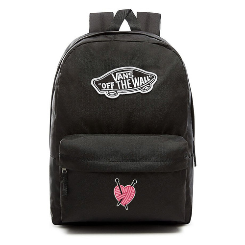 Plecak VANS Realm Backpack szkolny Custom Heart Love - VN0A3UI6BLK 
