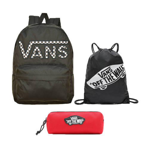 Plecak szkolny Vans Old Skool III Czarny + Worek + Piórnik