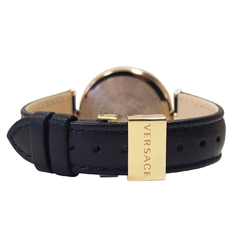 Zegarek Damski Versace Palazzo czarno złoty - VECQ00118