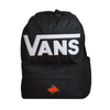 Plecak szkolny miejski Vans Old Skool Drop V Black Czarny VN000H4ZBLK1 + Custom Róże z listkami