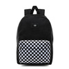 Plecak szkolny Vans New Skool Checkerboard kratka czarny + worek + piórnik