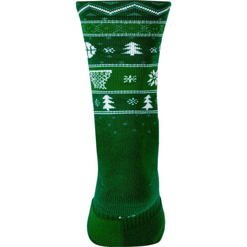 Skarpety sportowe do koszykówki Nike Elite Christmas - SX7866-312