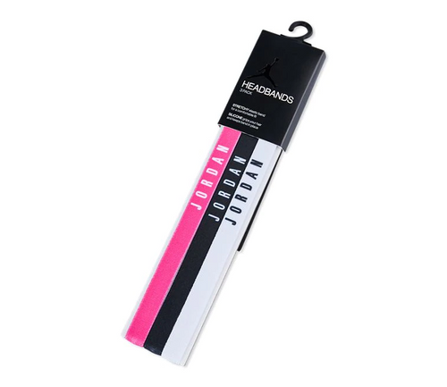 Opaska na głowę Air Jordan Hairbands 3 sztuki - J0003599696OS