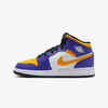Buty  Air Jordan LA Lakers 1 MID (GS) - DQ8423-517