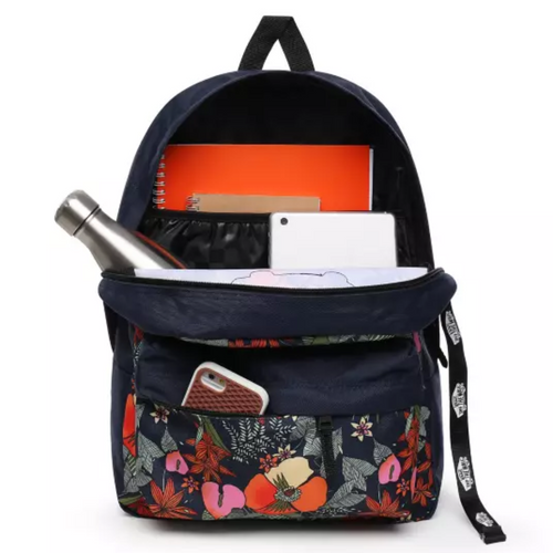 Plecak szkolny młodzieżowy Vans Realm Multi Tropic Dress Blues Kwiaty - VN0A3UI6W14