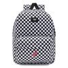 Plecak szkolny Vans Old Skool Check szachownica kratka czarno biały VN0A5KHRY28 custom flaming
