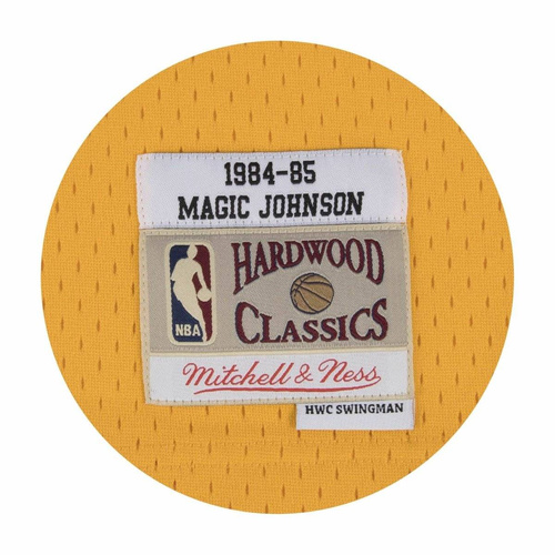 Koszulka Mitchell & Ness NBA Los Angeles Lakers Magic Johnson 84-85 Swingman żółta