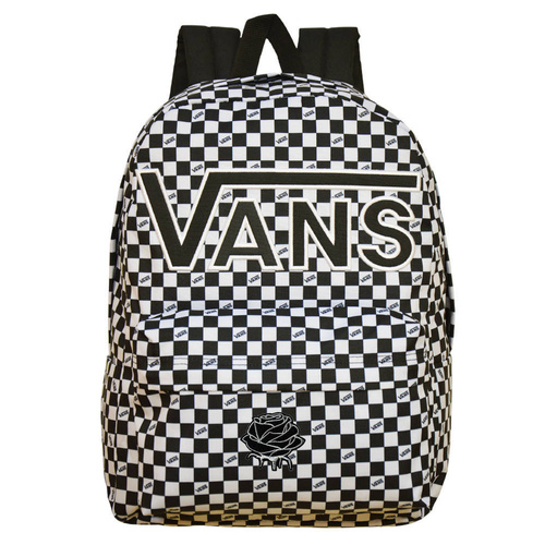 Plecak szkolny Vans Old Skool III Czarny/ Biały Szachownica Custom Rose
