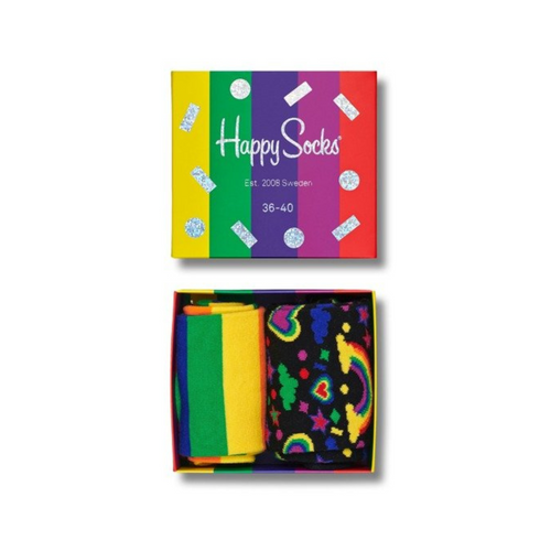 Skarpetki Happy Socks Pride Giftbox 2-pack - SXPRI02-0100