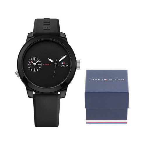 Wodoszczelny Zegarek Tommy Hilfiger Casual Steel Denim Black - 1791326