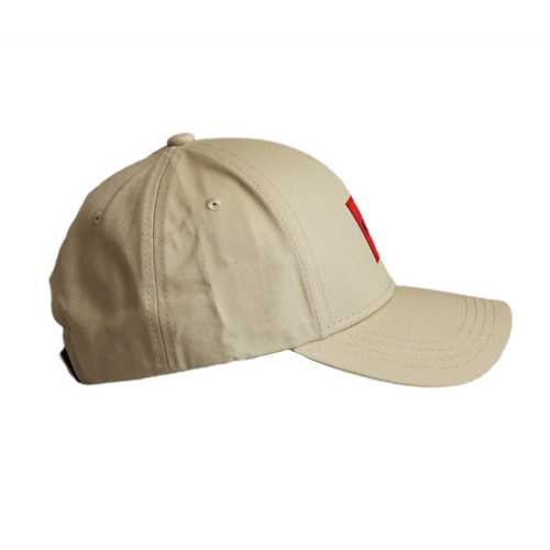 Czapka z daszkiem bejsbolówka Hugo Boss X 581-RL Beżowa - 50492745-281