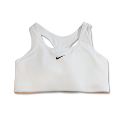 Biustonosz sportowy Nike Dri-FIT Swoosh Pro-padded White/Black - BV3636-100