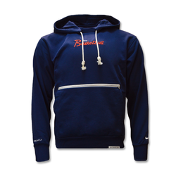 Bluza z kapturem Nike Standard Issue Hoodie College Navy/Pale Ivory - DA5942-419