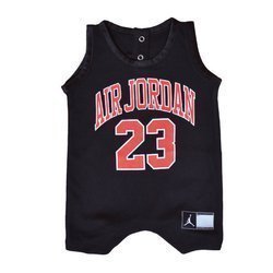 Body Rampers Niemowlęcy Air Jordan DNA Romper czarny - 556169-023