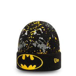 Dziecięca czapka zimowa New Era Batman Chyt Paint Splat Cu Child Czarna - 60141663