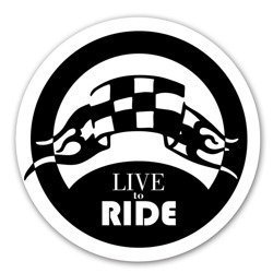Naklejka Live To Ride