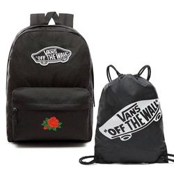 Plecak szkolny VANS Realm Backpack deskorolka RÓŻA Rose + Worek