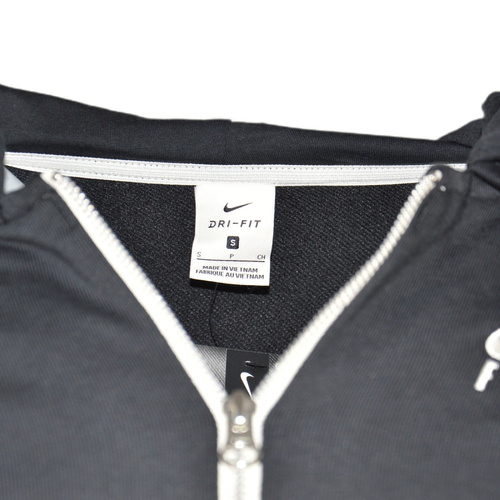 Bluza z kapturem Nike Standard Issue Full-Zip Hoodie Wmns Black/Pale Ivory - CU3793-010