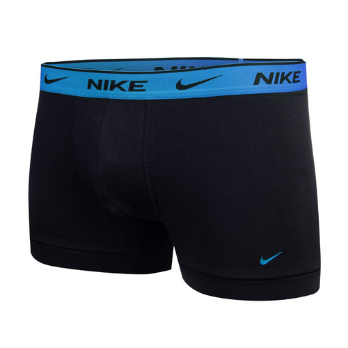 Bokserki męskie majtki Nike Trunk 3PK Komplet 3 pary czarne - 0000KE1008-MT3