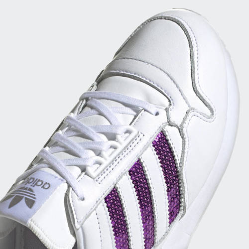 Buty damskie Adidas Originals ZX 500 Cloud White/Shock Purple - G55663