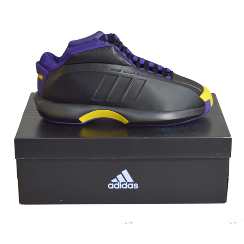 Buty męskie do koszykówki Adidas Crazy 1 Lakers Kobe Away Black Purple Yellow - FZ6208