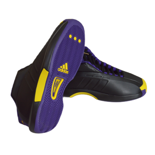 Buty męskie do koszykówki Adidas Crazy 1 Lakers Kobe Away Black Purple Yellow - FZ6208