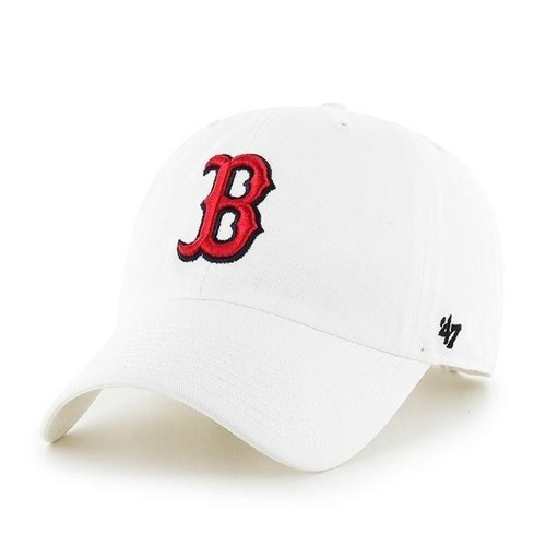 Czapka z daszkiem 47 Brand MLB Boston Red Sox Clean Up Biała - B-RGW02GWS-WH