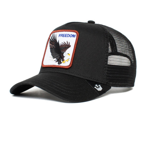 Czapka z daszkiem Goorin Bros. The Freedom Eagle Trucker - 101-0384-BLK