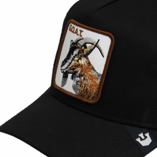 Czapka z daszkiem Goorin Bros. The Goat Black Trucker - 101-0385-BLK