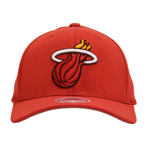 Czapka z daszkiem Mitchell & Ness NBA Miami Heat Team Ground Redline Snapback - 6HSSMM19361-MHEMARO