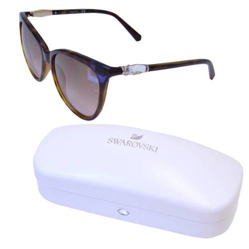 Damskie okulary przeciwsłoneczne Swarovski Cat-Eye - SK0226-52G