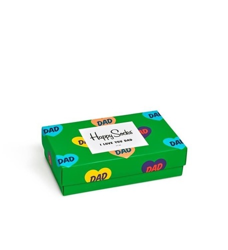 Giftbox 3-pak Skarpety Happy Socks I Love You Dad - XFAT08-7300