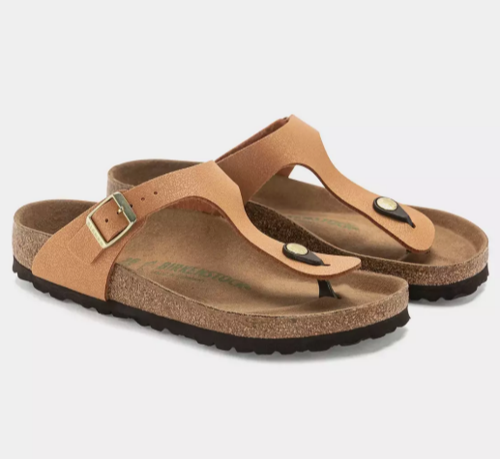 Klapki japonki Birkenstock Gizeh BS brązowe - 1025062 