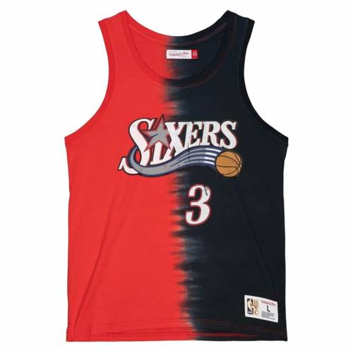 Koszulka Mitchell & Ness NBA Philadelphia 76ers Allen Iverson Tie Dye Cotton Tank - TTNK3206-P76YYAIVRDBK