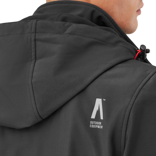 Męska Kurtka Trekkingowa Softshell Alpinus Stenshuvud Czarna - BR43371