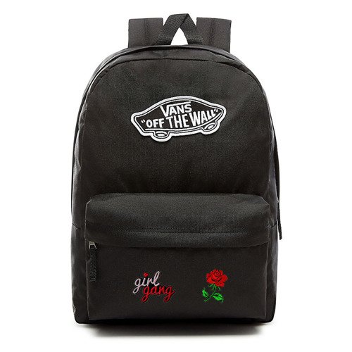 Plecak VANS Realm Backpack Custom Girl Gang Rose róża - VN0A3UI6BLK 