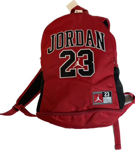 Plecak sportowy Air Jordan 23 Jersey Backpack Gym Red - 9A0780-R78