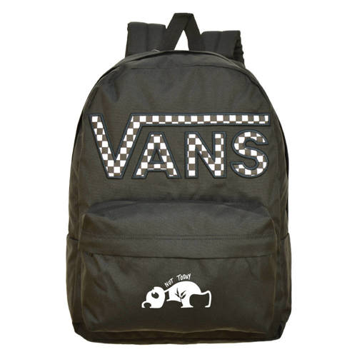 Plecak szkolny młodzieżowy Vans Old Skool III Czarny Custom Panda