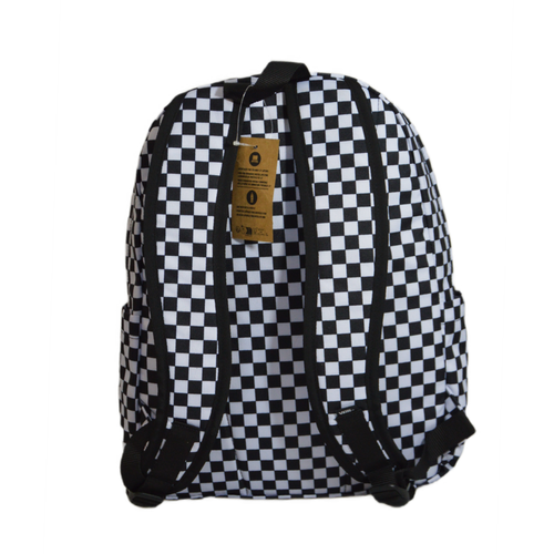 Plecak szkolny sportowy Vans Old Skool Check Backpack Kratka White/Black VN000H4XY281 + Custom Arbuz